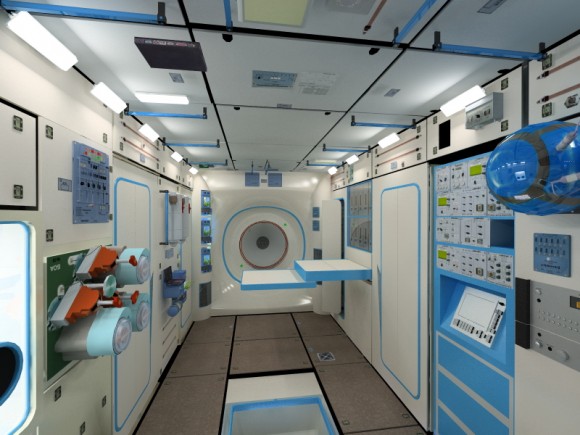 Proposed interior of a CSS module. Credit: Orbital Technologies