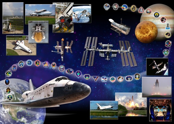 Atlantis tribute poster. Credit: NASA
