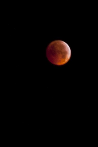 Lunar eclipse from Fair Lawn. NJ. 'Wish I had a more powerful lens but it was well worth waiting up for,' said Universe Today reader Mary Durante Youtt.