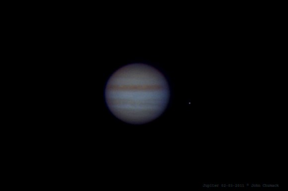 Jupiter & Europa on 02-03-2011