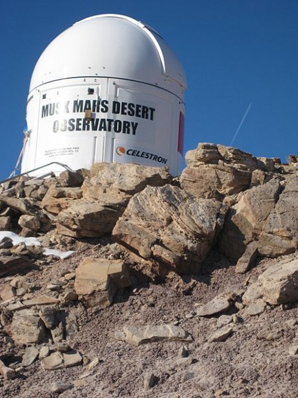 The Musk Observatory located at the Mars Desert Research Station