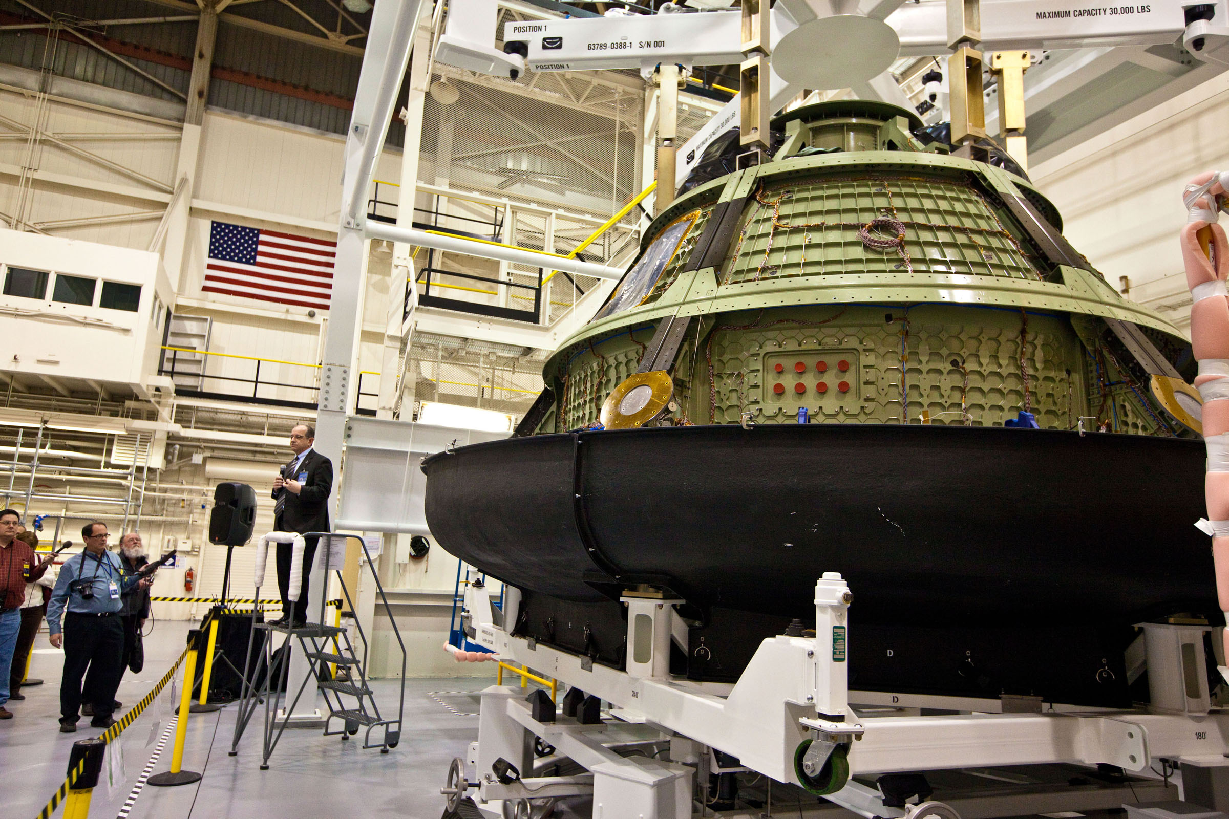 NASAs First Orion Capsule and New Space Operations Center Unveiled