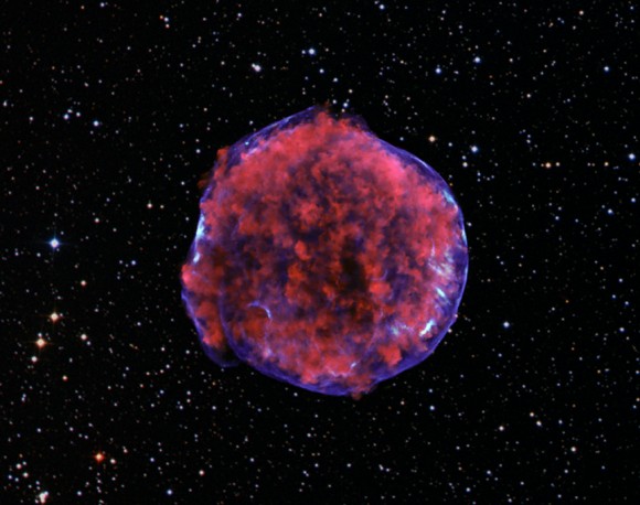 X-ray Image of Tycho's Supernova Remnant. (NASA/CXC/Rutgers/K.Eriksen et al.)