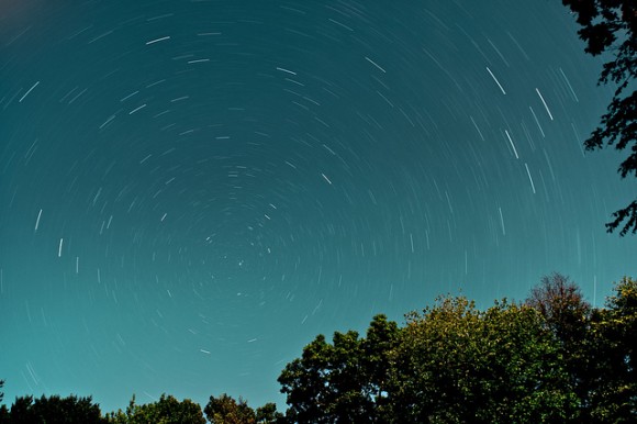 Timelapse, Perseids and stars on August 12, 2011.Credit: David Parmet. Click to see this image and more on Flickr.