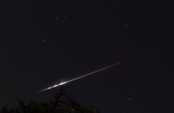 Bright Perseid. Credit: Paul MIller, San Diego, California.