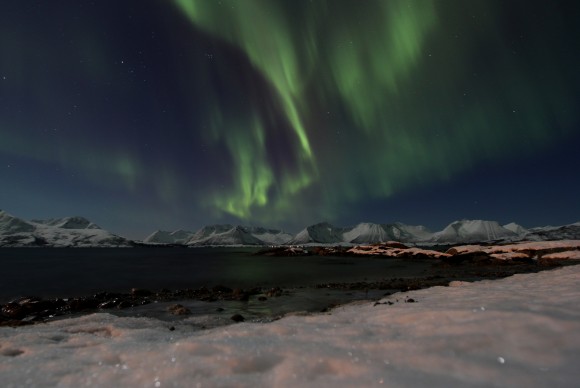 Astrophoto: Aurora Borealis above Norway by Orvill Aakra