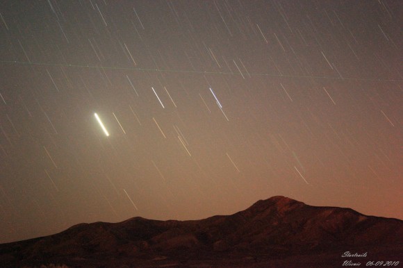 Astrophoto: Venus, Saturn and Mars Star Trail by Wienie van der Oord Astrophoto: Venus, Saturn and Mars Star Trail by Wienie van der Oord