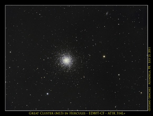 Great Globular Cluster (M13) in Hercules by Gustavo Sanchez