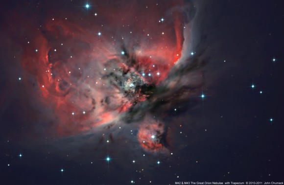 M42 & M43 Orion Nebula Trapezium core by John Chumack M42 & M43 Orion Nebula Trapezium core by John Chumack