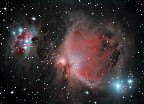 Orion and Running Man Nebulae by Brendan Alexander