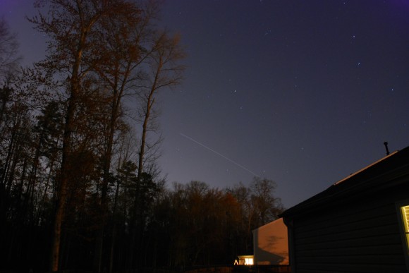 ISS Pass from North Carolina by Chris Loncar ISS Pass from North Carolina by Chris Loncar