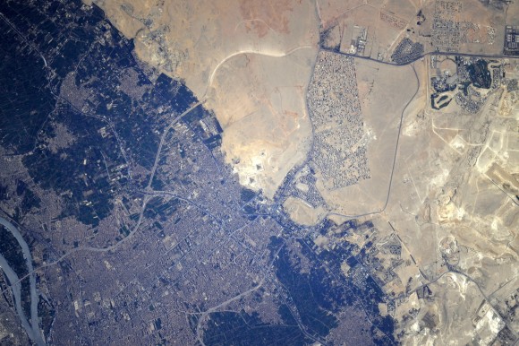 pyramids from space