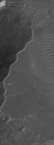 Tycho Melt close up view with LROC data