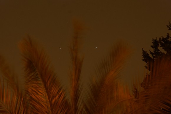 Venus and Jupiter from Israel by gadied