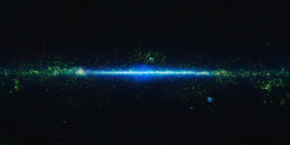 This is a mosaic of the images covering the entire sky as observed by the Wide-field Infrared Survey Explorer (WISE), part of its All-Sky Data Release. Image Credit: NASA/JPL-Caltech/UCLA