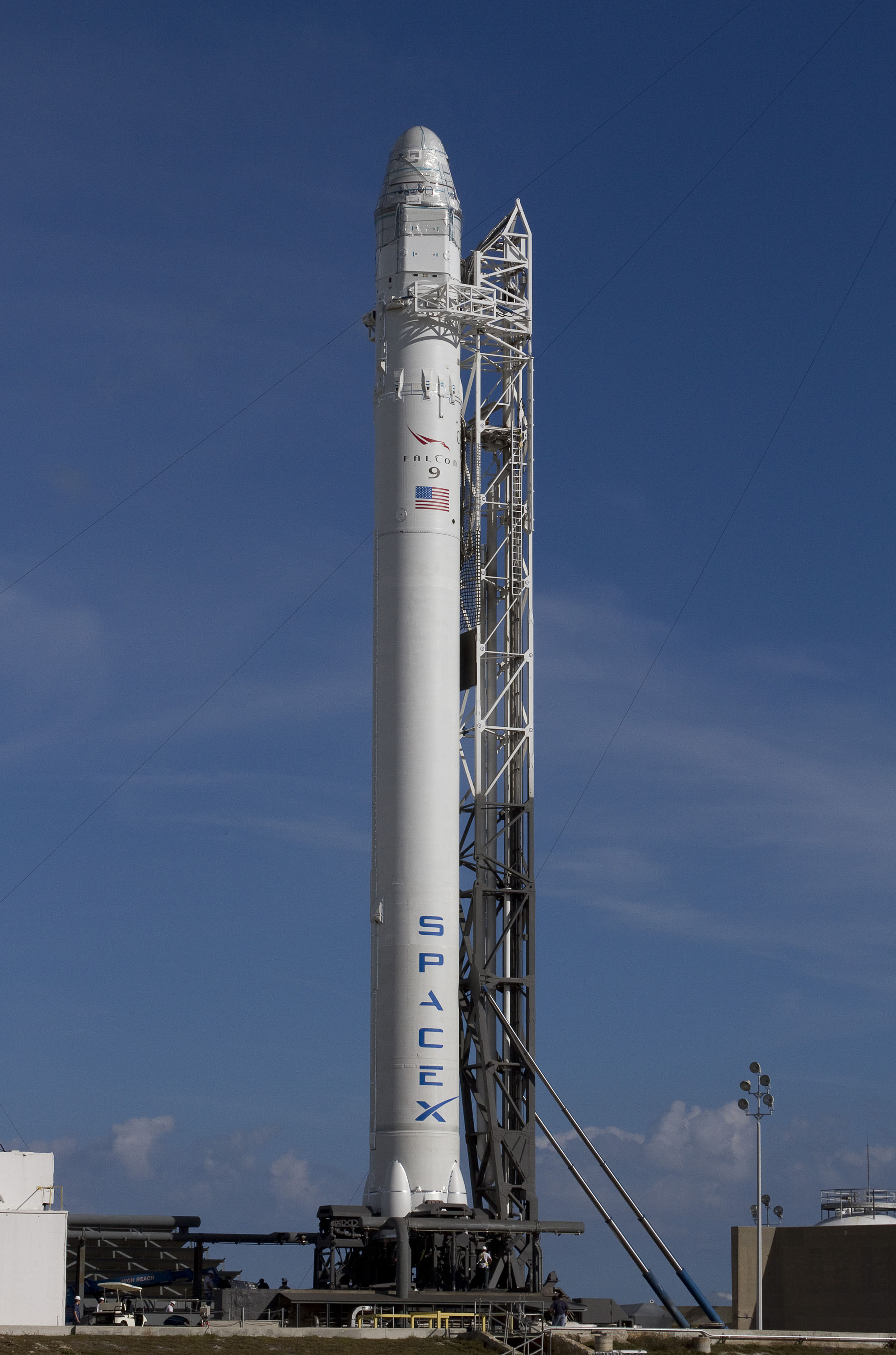 falcon 9 rocket moon