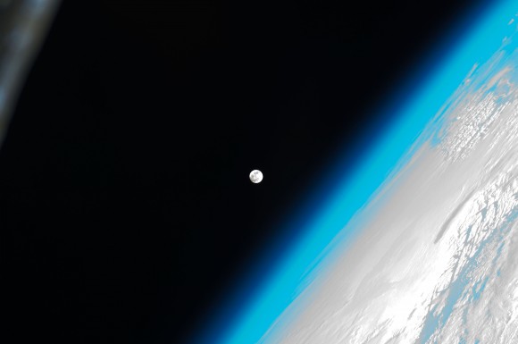 moon iss