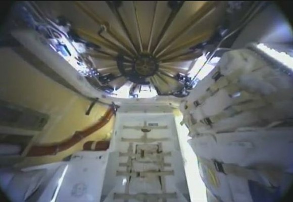 Dragon capsule inside