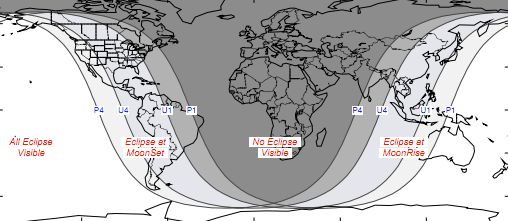 Partial lunar eclipse June 4, 2012. Image Credit NASA