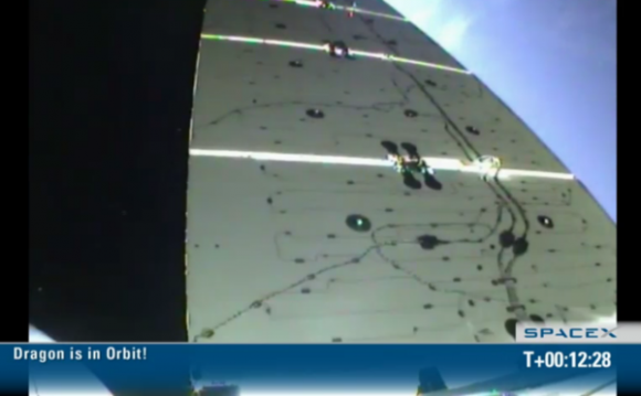 dragon in orbit