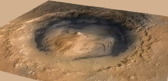 curiosity landing elipse