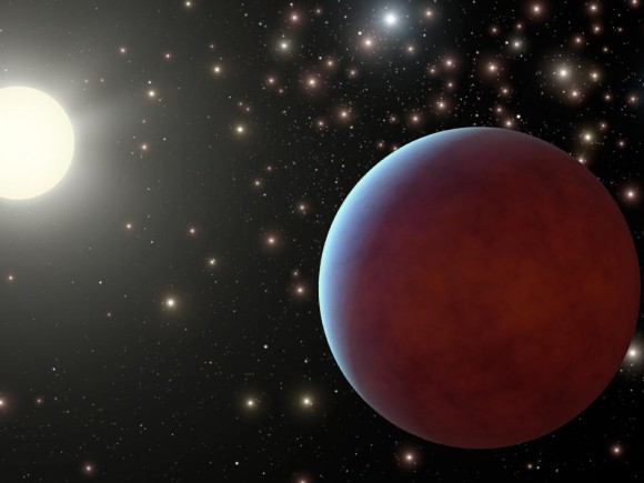 Artist's illustration of a planet within a cluster. Image credit: NASA/JPL-Caltech