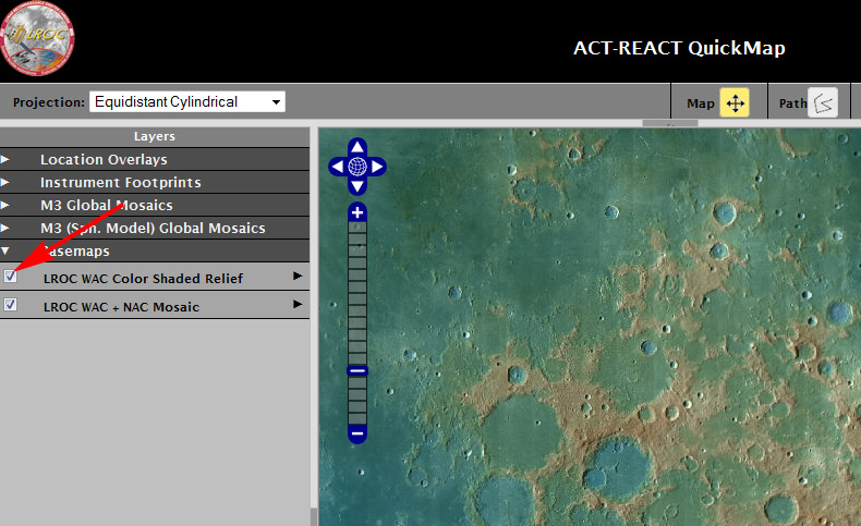 Colour Shaded Relief layer Colour Shaded Relief layer