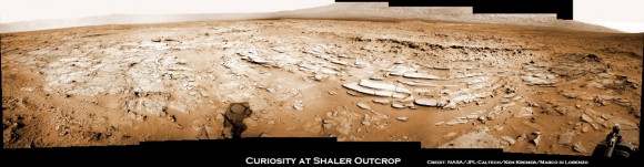Curiosity at Shaler Sol 120a_Ken Kremer
