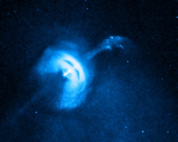 The Vela pulsar, a neutron star that was formed when a massive star collapsed. Credit: NASA