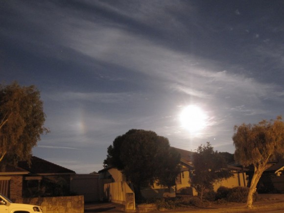 A Moondog seen in Adelaide, Australia on November 28, 2012. Credit: Ian Musgrave.
