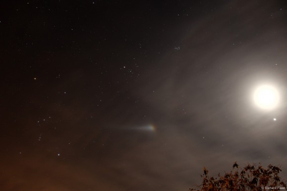 A bright Moondog on January 20, 2012 seen in Wiltshire, England. Credit and copyright: Richard Fleet. Used by permission.