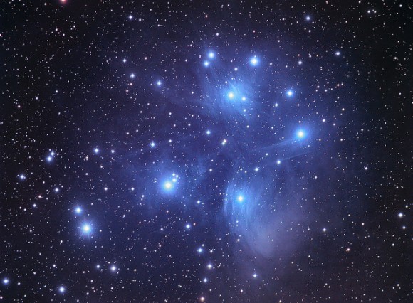 M 45: The Pleiades. Credit: Chuck Manges