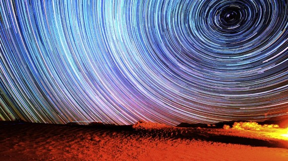 Star trails from 'Death Valley Dreamlapse." Credit: Gavin Heffernan/Sunchaser Pictures.