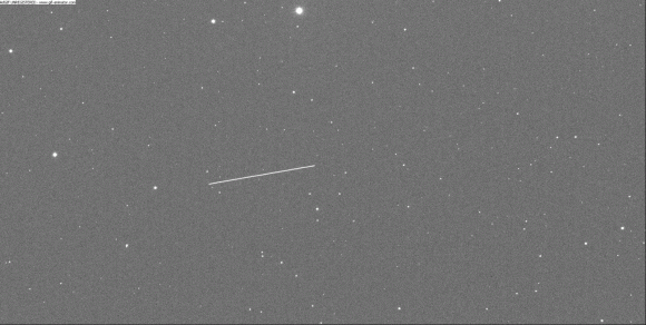 Image taken remotely from Spain on February 15, 2013 at 22:31UT, 3 hours after the close approach. Credit: Ernesto Guido and Nick Howes/Remanzacco Observatory.