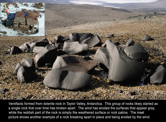Annotated image supplied by Ronald Sletten, MSL science team. 