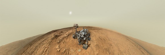 Curiosity panorama. Credit: NASA/JPL/MSSS, image editing by Andrew Bodrov.