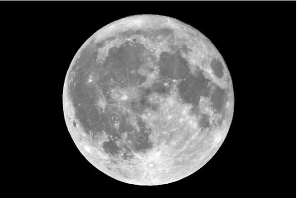 The February 2013 full Moon as seen in Michigan, USA. Credit and copyright: Kevin (Kevin's Stuff on Flickr.)