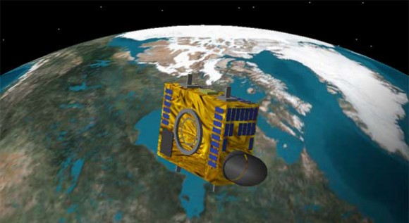 The Canadian asteroid-hunting NEOSSAT is among the fleet of satellites preparing for flight. Credit: Canadian Space Agency