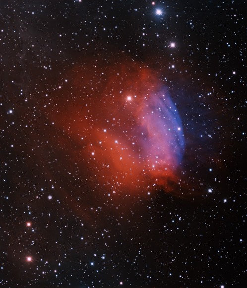 A beautiful planetary nebula, Sh2-174. Credit: T.A. Rector (University of Alaska Anchorage) and H. Schweiker (WIYN and NOAO/AURA/NSF)