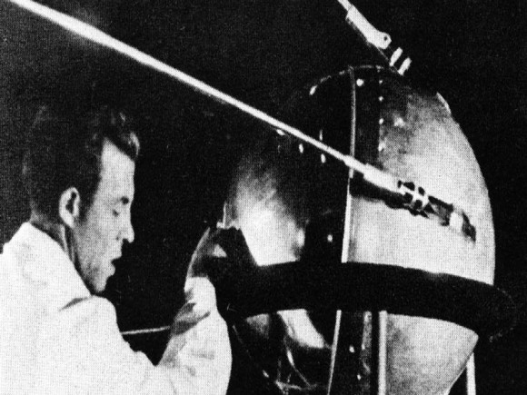 The metal ball that started it all... Sputnik 1. (Credit: NASA/Asif A. Siddiqi).