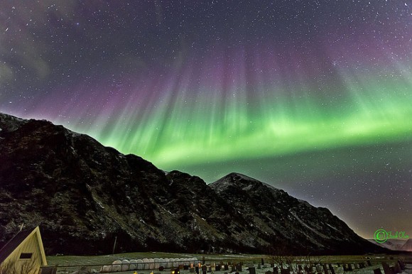 Aurora as seen over Nøss, Nordland in Norway, on March 4,  2013. Credit and copyright: Frank Olsen. 