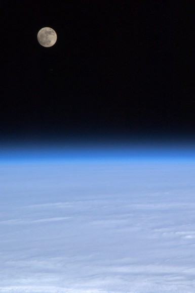 A Full Moon. It may not be made of chocolate, but it makes for a wonderfully natural Easter egg. Credit: NASA/Chris Hadfield