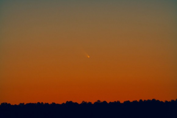 Comet PANSTARRS as seen from Arizona on March 10, 2013. Credit and copyright: Chris Schur.