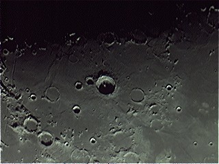 The scarred and battered face our Moon. (Photo by author).