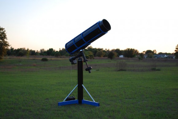 To 'scopes, get set, marathon! (A homemade 14" Gregorian reflector, photo by author).