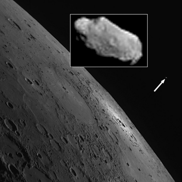 A moon for Mercury... (or not!) (Credit: NASA/Johns Hopkins University/APL/Carnegie Institution of Washington).