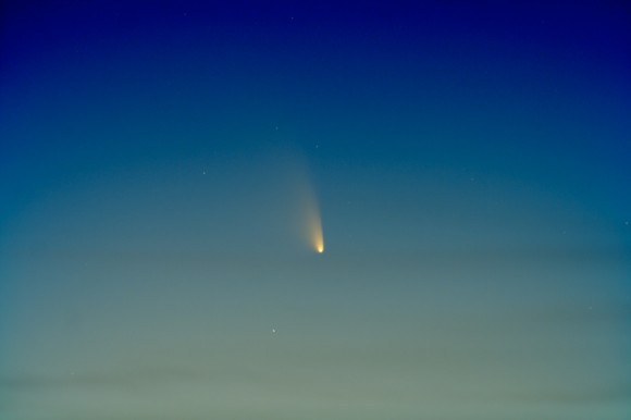 Comet PANSTARRS on March 14, 2013, as seen in the Arizona skies. Credit and copyright: Chris Schur. 