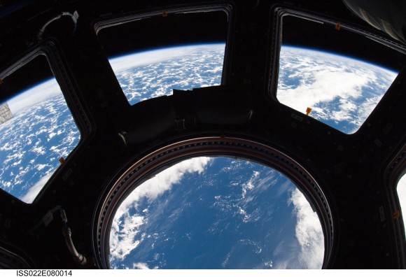 The cameras mounted in the ISS's cupola could serve as the platform for the first-ever quantum optics experiment in space. 