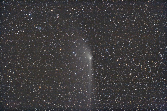 Comet C/2011 L4 (PANSTARRS) as seen in the early morning Arizona skies on May 16, 2013. Credit and copyright: Chris Schur.