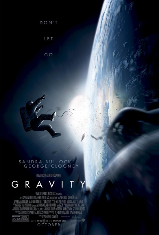 'Gravity' teaser poster. Via Warner Brothers. 